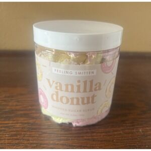 Feeling Smitten Vanilla Donut Whipped Sugar Scrub 5.3 oz‎ NEW